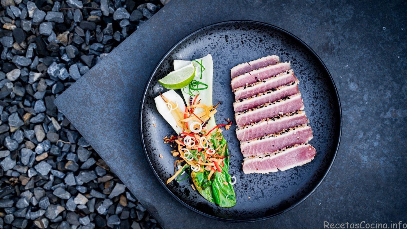 Seafood AF - Tataki de atún de la fuente de fuego