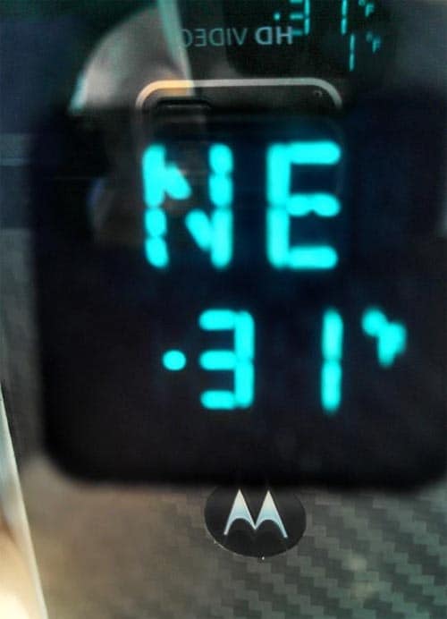 Termómetro lee NE -31 grados Fahrenheit