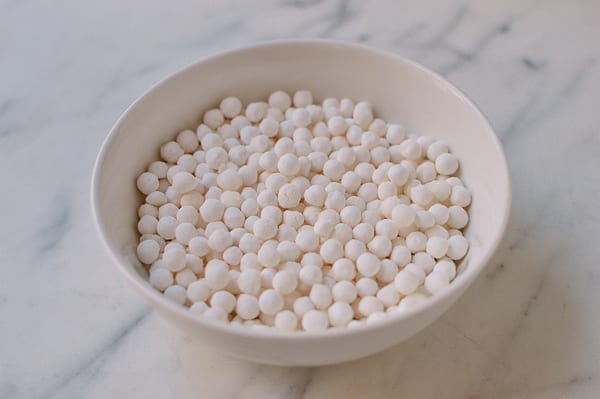 Perlas secas de tapioca blanca, thewoksoflife.com