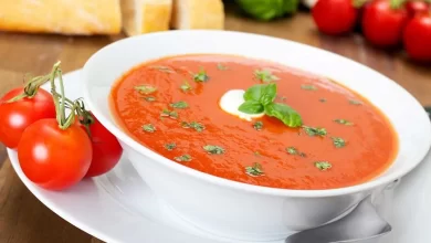 Receta de sopa espesa de tomate para bebés