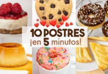 10 Postres en Microondas 🍪 | ¡En 5 Minutos!
