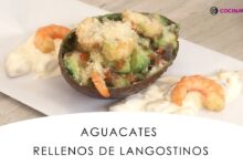 Langostinos Rellenos de AGUACATE 🥑 Recetas sencillas, sanas y deliciosas 🍤 Cocina abierta 👨🏻‍🍳🍽️