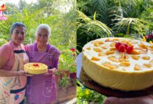 Postre fácil para celebrar el pastel de mango de mamá por Receta de Vicky